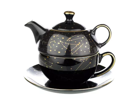 Komplet do herbaty (3el) Bogucice - Zodiak Black 973