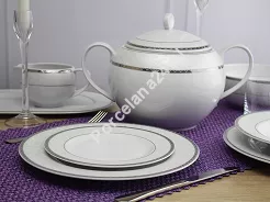 Serwis obiadowy na 12 osób (42 el.) Waza - Classic WA-99 Platyna