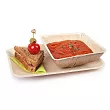 Talerz prostokątny 24 x 15,5 cm z liści palmowych - EM.LP.TPR24