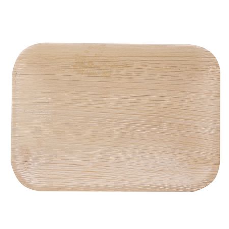 Talerz prostokątny 24 x 15,5 cm z liści palmowych - EM.LP.TPR24 Talerz prostokątny 24 x 15,5 cm z liści palmowych - EM.LP.TPR24