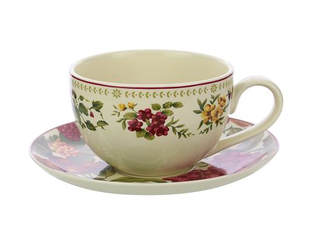 Filiżanka ze spodkiem 0,28 L / 156 cm Bogucice - Rajski Ogród 854