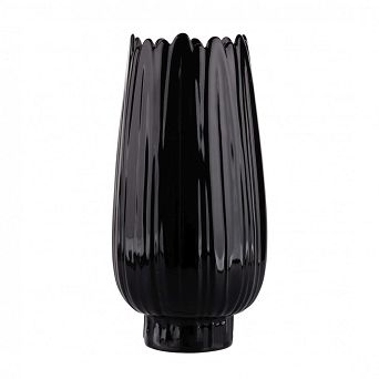 Wazon ceramiczny 24,5 cm Altom Design - Czarny 07.WAZ.1181