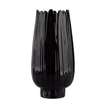 Wazon ceramiczny 24,5 cm Altom Design - Czarny 07.WAZ.1181