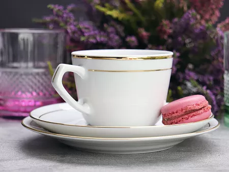 Komplet do kawy/herbaty na 6 osób (18 el) Ćmielów - Pułaski 3606