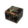 Szkatułka szlana na biżuterię 10 cm Carmani - G. Klimt, Drzewo życia 33.195-9034