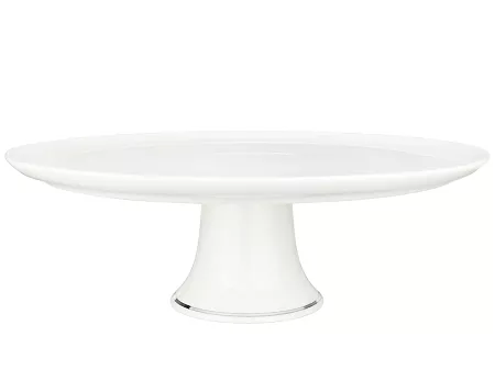 Patera na nóżce 31 cm Bogucice - Lolita Platin 1183