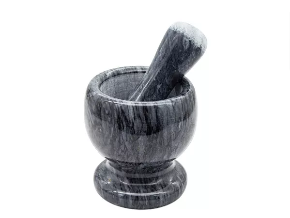 Moździerz i ubijak 7,5 cm Tragar - Marmurek czarny 1TR.MOZ.40453 Moździerz i ubijak 7,5 cm Tragar - Marmurek czarny 1TR.MOZ.40453