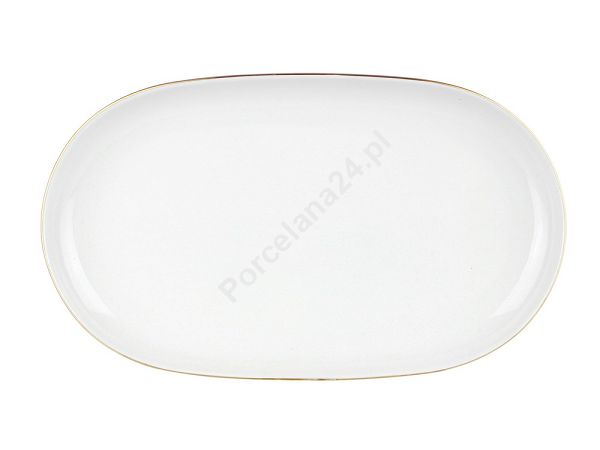 Półmisek 26 cm (biały) Karolina - Black & White Gold 23011 Półmisek 26 cm (biały) Karolina - Black & White Gold 23011