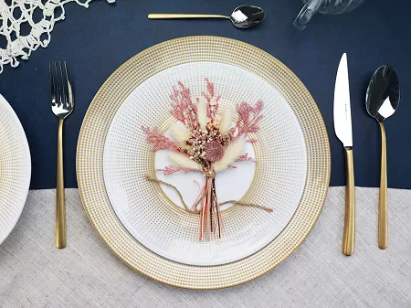 Komplet talerzy na 6 osób (18 el) Bogucice - Luce 1261