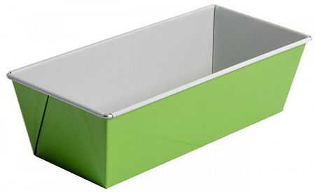Keksówka / forma prostokątna 25 x 11 cm SNB - Zielono-szara 1OD.FOR.14-10