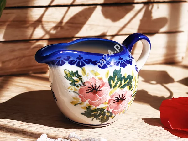 Dzbanuszek na mleko 0,24 L Bolesławiec - Maki Smolińskiej gat. I Dzbanuszek na mleko 0,24 L Bolesławiec - Maki Smolińskiej gat. I