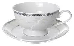 Filiżanka ze spodkiem 0,22 L / 14,5 cm (do herbaty) Ćmielów - Astra K601 MARZENIE
