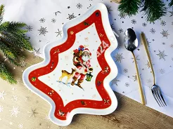 Patera choinka 35,5 cm Bogucice - Cicha Noc 986