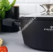 Komplet 4 garnków (8 el.) i 3 patelni (20, 24 i 28 cm) ZWIEGER - Black Stone 1Z.BS.K11