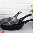 Komplet 4 garnków (8 el.) i 3 patelni (20, 24 i 28 cm) ZWIEGER - Black Stone 1Z.BS.K11