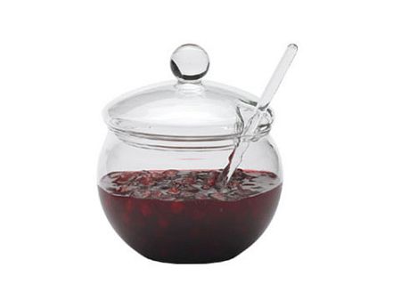 Naczynie szklane 0,25L z pokrywką na marmoladę (powidła) Trendglas -  4E.300500