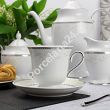 Garnitur do kawy na 6 osób (22el) Ćmielów - Astra B601 FS25 MARZENIE PLATYNOWE