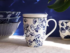 Kubek z zaparzaczem 0,38 L Tokyo Design Studio - Flora Japonica, Gingko 16976