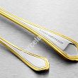 Komplet sztućców 65 cz. na 12 osób Hisar - Florence Gold (3.0/2.5 mm) złocone