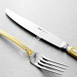 Komplet sztućców 65 cz. na 12 osób Hisar - Florence Gold (3.0/2.5 mm) złocone