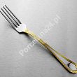 Komplet sztućców 65 cz. na 12 osób Hisar - Florence Gold (3.0/2.5 mm) złocone