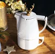 Zestaw imbryk z zaparzaczem 0,38 l + filiżanka 0,25 l (3 el.) Altom Design - Tea for One Złoty Jeleń 07.CB.2583
