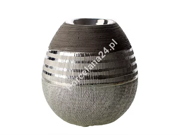 Świecznik ceramiczny 12 cm - (WYPRZEDAŻ) 37.P172-08472 Świecznik ceramiczny 12 cm - (WYPRZEDAŻ) 37.P172-08472