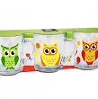 Kpl. kubków 200 ml (3 szt.) GLASMARK - Szymek Sowy 4G.09-0250-40086