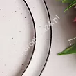 Komplet talerzy na 6 osób (18el) Lubiana - Ankara 6833A Kropki