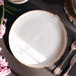 Komplet talerzy na 6 osób (18 el.) Altom Design - Reactive Ivory