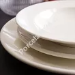 Komplet talerzy 6 osób (18 el.) (gładki) Rinart - Banquet ecru
