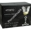 Kpl. kieliszków do wina białego 150 ml (6 szt) Krosno - Krista DECO 6030