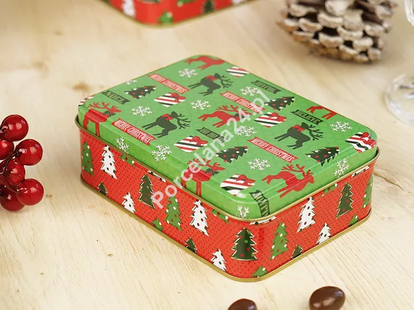 Puszka prostokątna 12,5 cm Altom Design - Xmas 07.PUSZ.6108 Puszka prostokątna 12,5 cm Altom Design - Xmas 07.PUSZ.6108