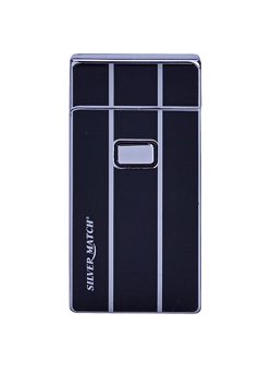 Zapalniczka z USB Silver Match - Czarna 40674185-CZ