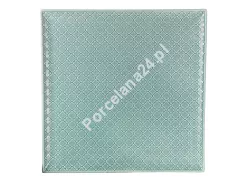 Talerz płytki kwadratowy 30,5x30,5 cm Lubiana - Marrakesz Zielony (Morski)