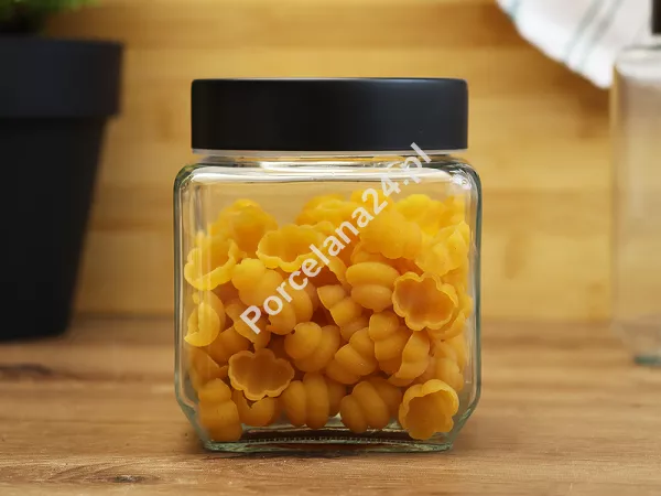 Pojemnik szklany 0,5 L z pokrywką Altom Design - Kwadratowy 07.POJ.8453 Pojemnik szklany 0,5 L z pokrywką Altom Design - Kwadratowy 07.POJ.8453