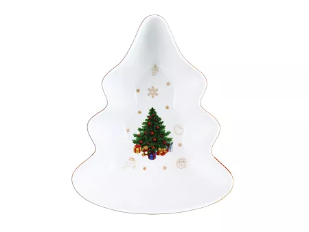Patera choinka głęboka 19 cm Bogucice - Cicha Noc 986