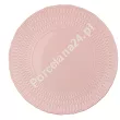 Komplet talerzy na 6 osób (18el) Ćmielów - Sofia LB07 Różowa LB07 TP26