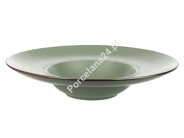 Talerz do pasty 28 cm Bogucice - Alumina Circus Green 1115 Talerz do pasty 28 cm Bogucice - Alumina Circus Green 1115