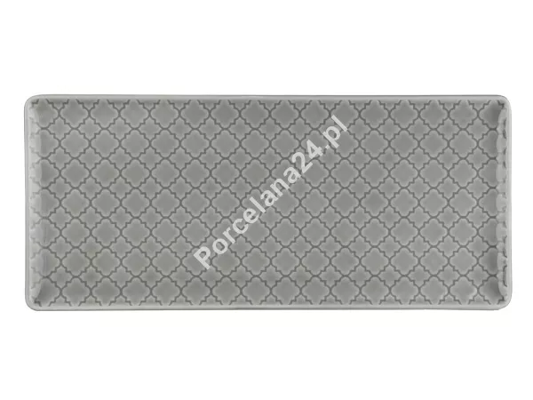 Półmisek prostokątny 29x13 cm Lubiana - Marrakesz Szary Półmisek prostokątny 29x13 cm Lubiana - Marrakesz Szary