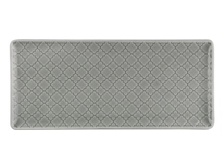 Półmisek prostokątny 29x13 cm Lubiana - Marrakesz Szary