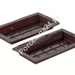 Forma silikonowa (2 szt.) do czekolady dubajskiej 25 cm x 14 cm x 2,8 cm Zenker - 11.43584