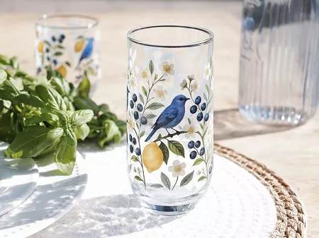 Szklanka wysoka 400 ml Glasmark - Cytrynowy Sad 4G.68-0025-W400-2017