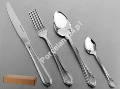 Komplet sztućców 24 cz. na 6 osób Hisar - Riva (4.0/3.0 mm) wysoki połysk