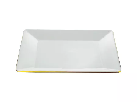 Talerz deserowy 21,5 x 21,5 cm Lubiana - Classic Black Gold