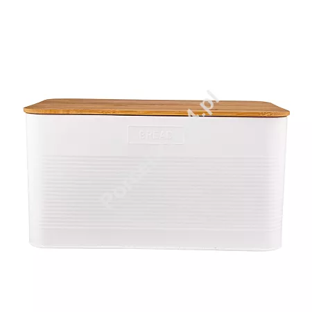 Chlebak z pokrywą bambusową Altom Design - Loft Biały 07.CHL.8457 Chlebak z pokrywą bambusową Altom Design - Loft Biały 07.CHL.8457