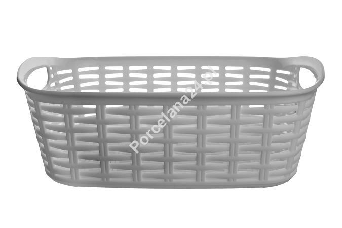 Koszyk 24 x 17 cm Üçsan Plastik - Rattan Szary 6.KOS.M-064-S Koszyk 24 x 17 cm Üçsan Plastik - Rattan Szary 6.KOS.M-064-S