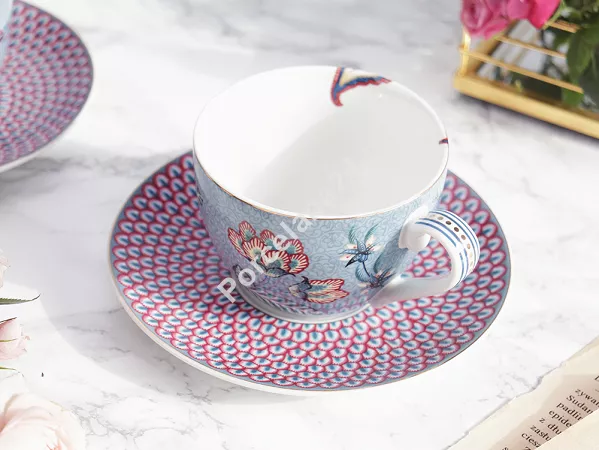 Komplet 2 filiżanek ze spodkiem 0,3 L Pip Studio - Flower Festival Light Blue 51.FFLB.004.107 Komplet 2 filiżanek ze spodkiem 0,3 L Pip Studio - Flower Festival Light Blue 51.FFLB.004.107