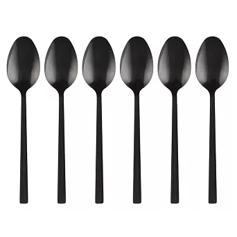 Komplet 6 łyżeczek do herbaty Kulig - Piano Black 9590