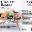 Taca bambusowa / stolik 50 x 30 cm SSW - 700111